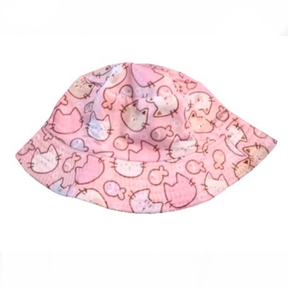 Pusheen Cat Print Reversible Bucket Hat